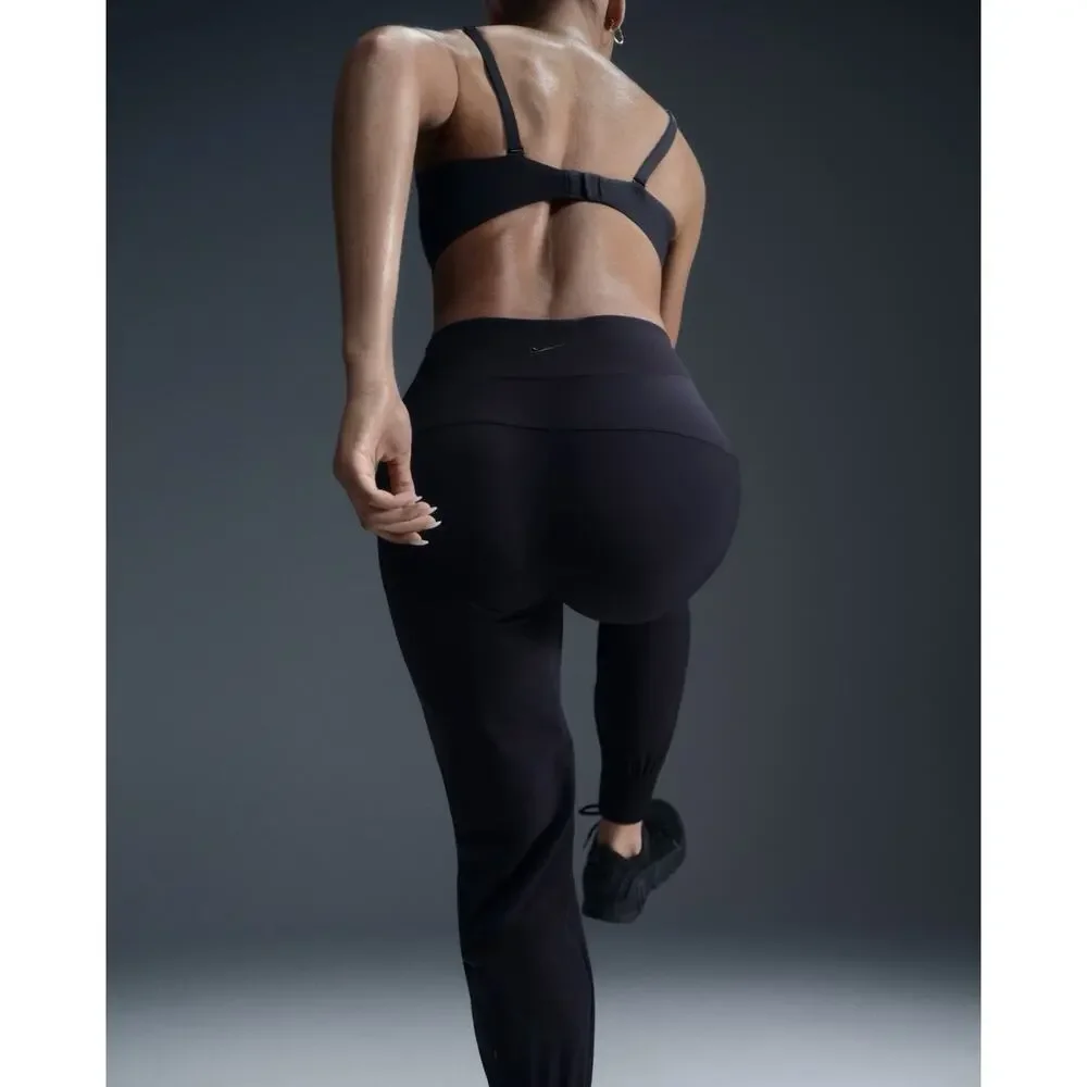 Nike Dri-FIT Bliss 7/8 Joggers Women’s Size M Black Mid-Rise DV9453-010 NWT